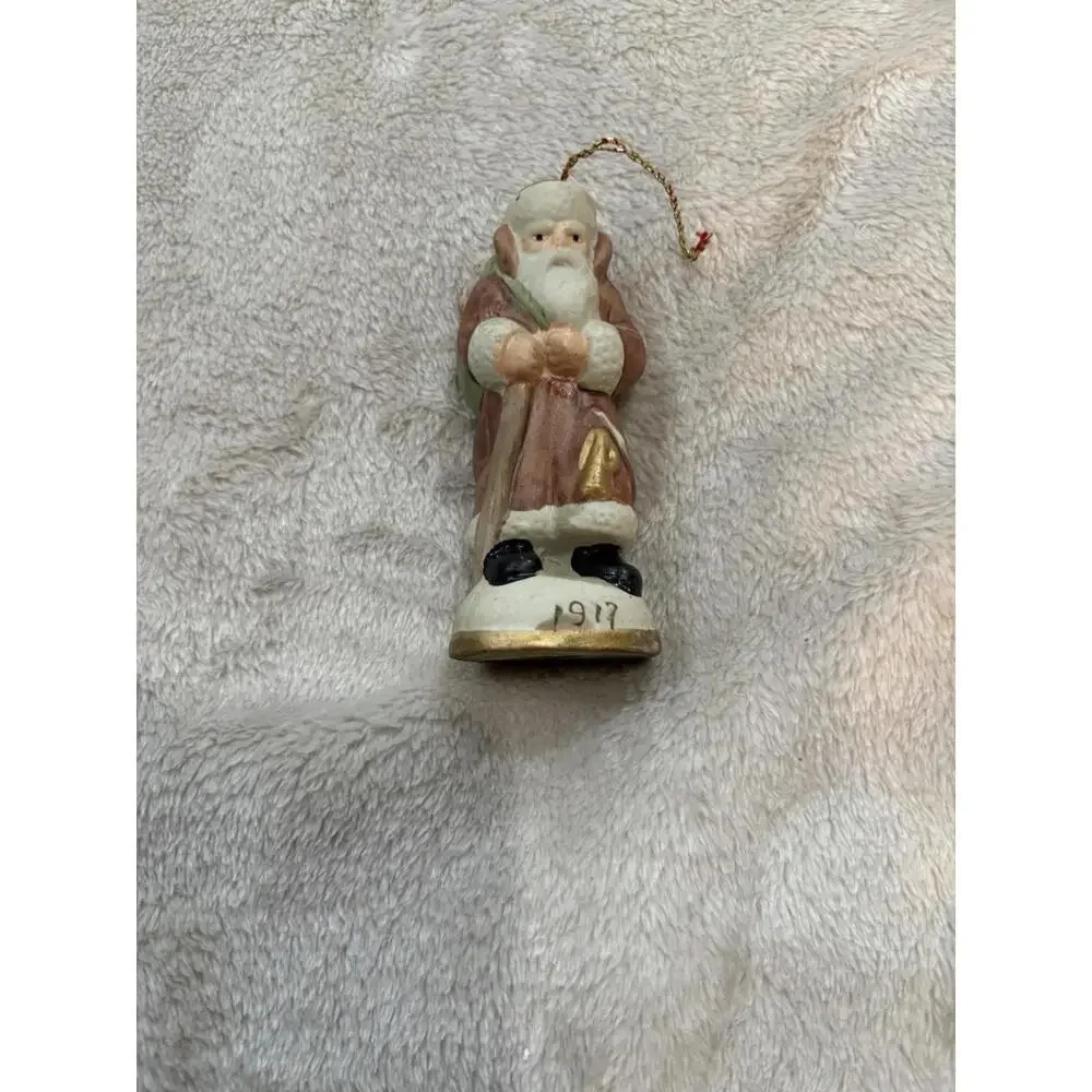 Vintage old World 1917 Santa Christmas Tree Ornament Figurine Village‎ Decor